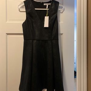 BCBGeneration Black metallic cocktail dress